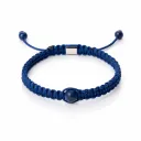 Bracelet en macramé - Bleu