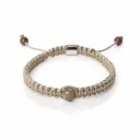 Bracelet en macramé - Beige