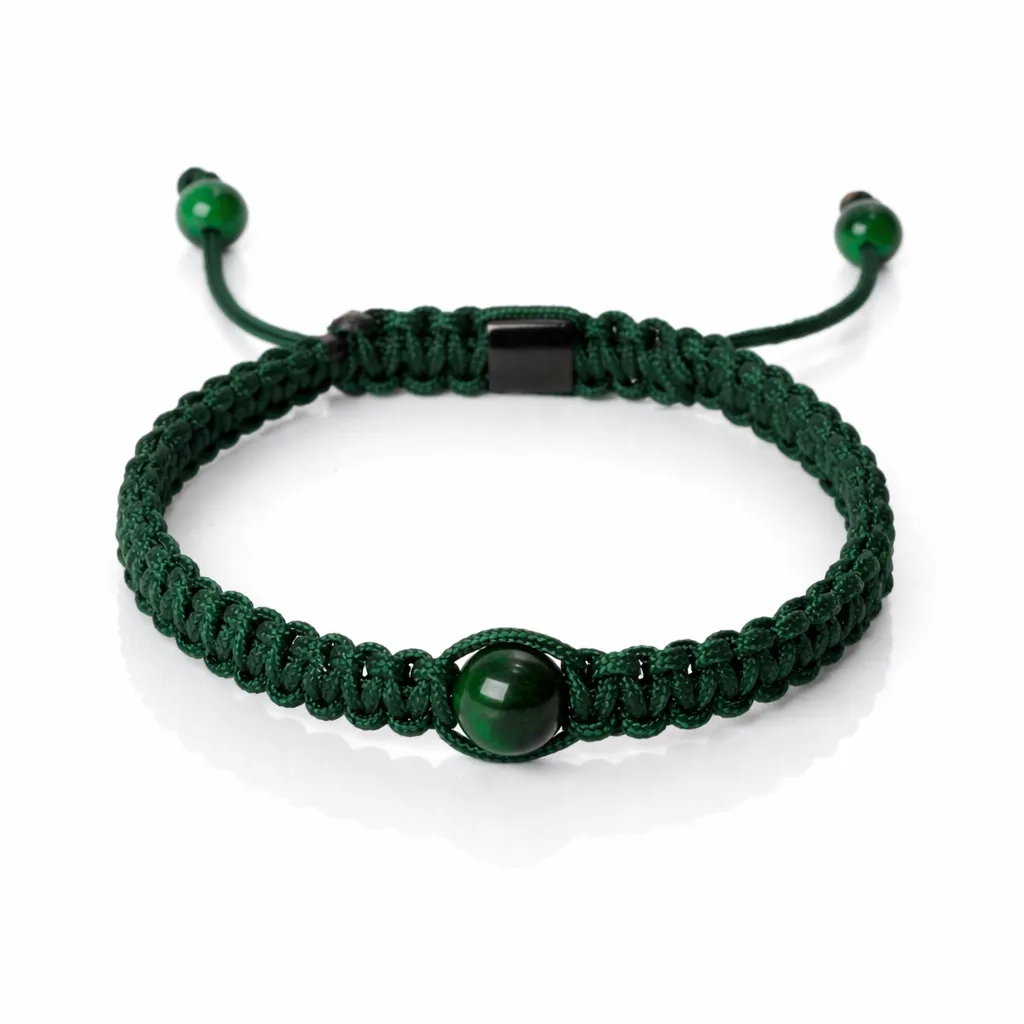 Bracelet en macramé - Vert